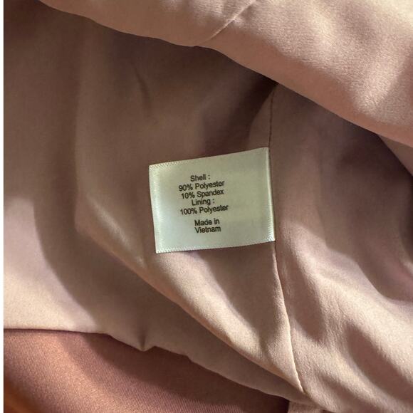 Lane Bryant Ultra Suede Peplum Jacket 24W Pink Zip Front - Picture 9 of 10